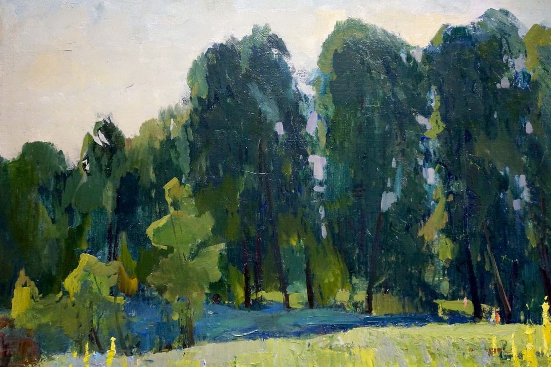 Oil painting Khitrova Tamara Alexandrovna Natural landscape - 3
