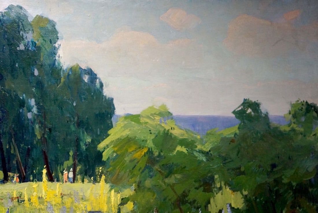 Oil painting Khitrova Tamara Alexandrovna Natural landscape - 4