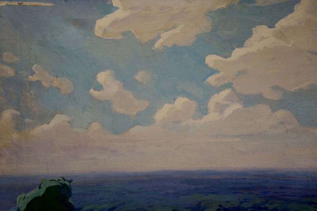 Oil painting Forest landscape - 3
