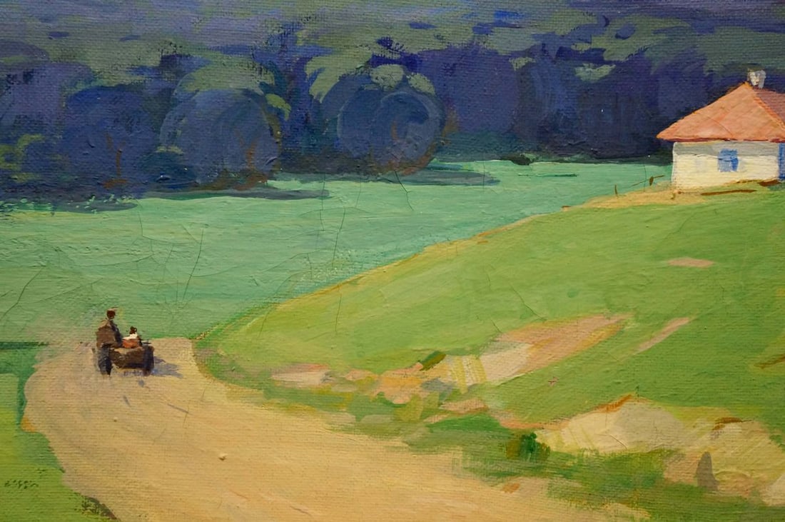 Oil painting Forest landscape - 6