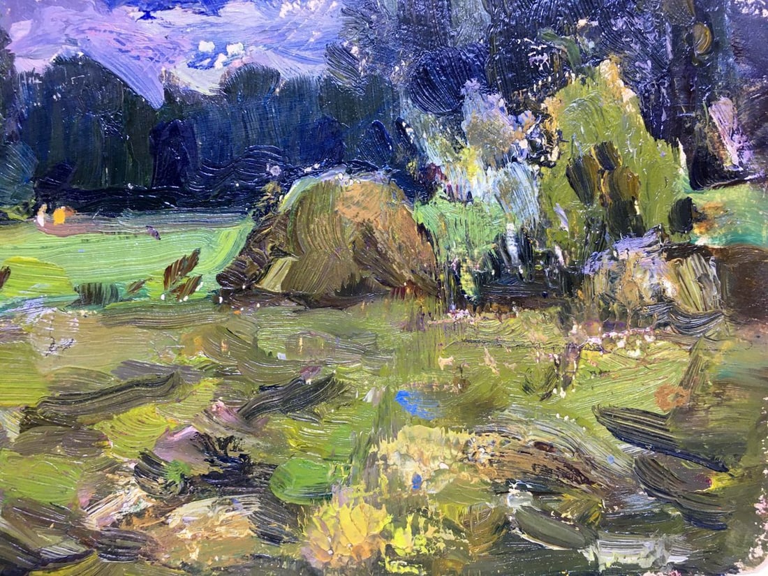 Oil painting Before the rain Popov I. A. - 4