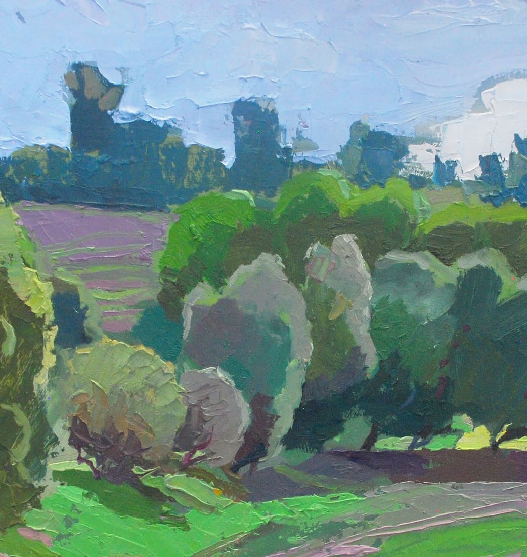 Oil painting Spring on Obolon Egor Ktpatunov - 3