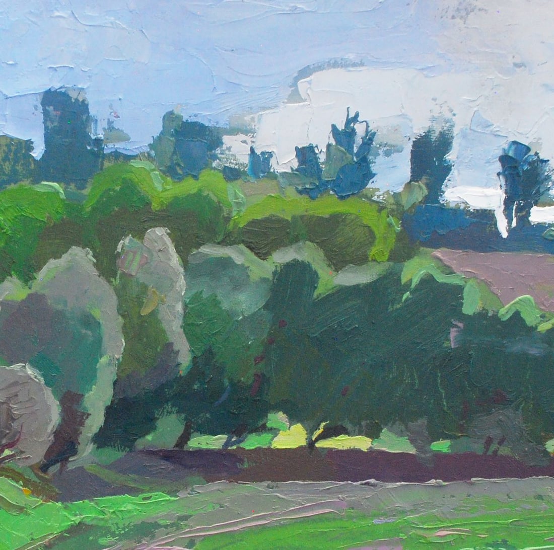 Oil painting Spring on Obolon Egor Ktpatunov - 4