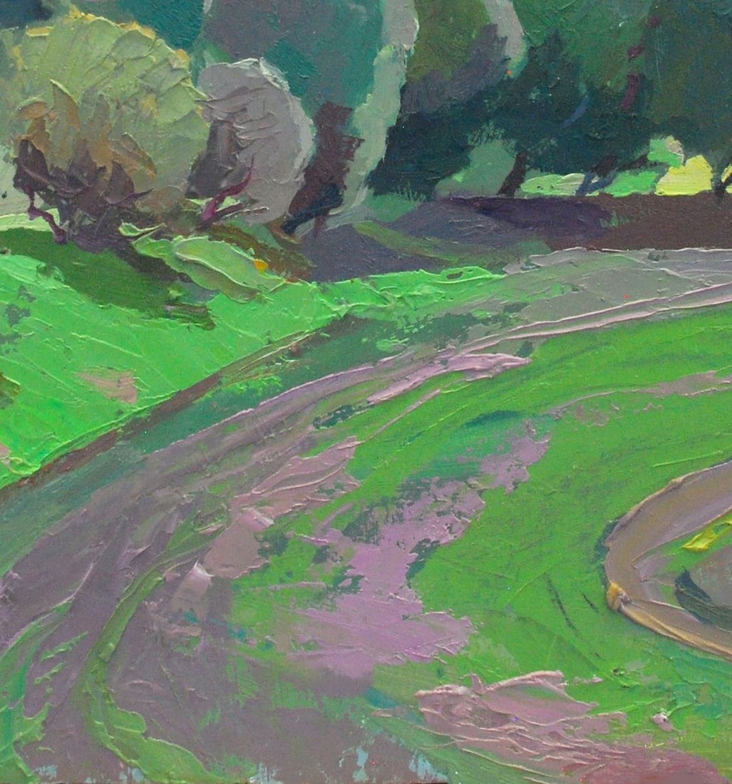 Oil painting Spring on Obolon Egor Ktpatunov - 7
