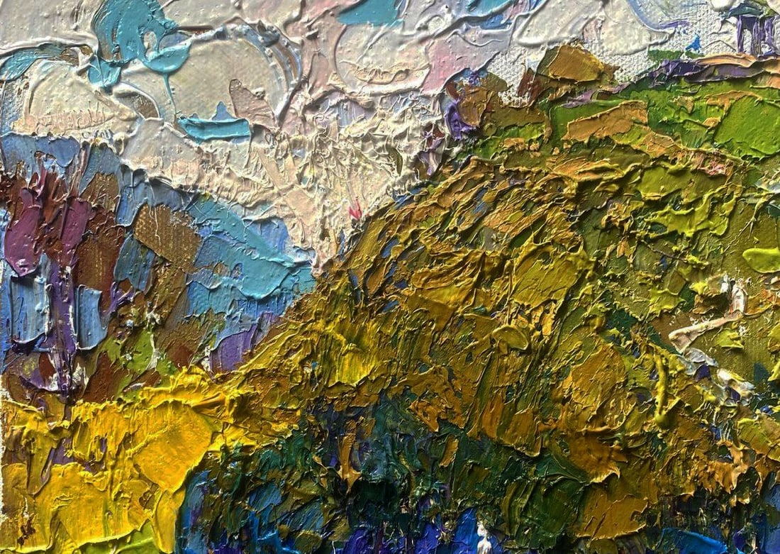 Oil painting The hillfort hides the secrets Oleksiy Ivanyuk - 4