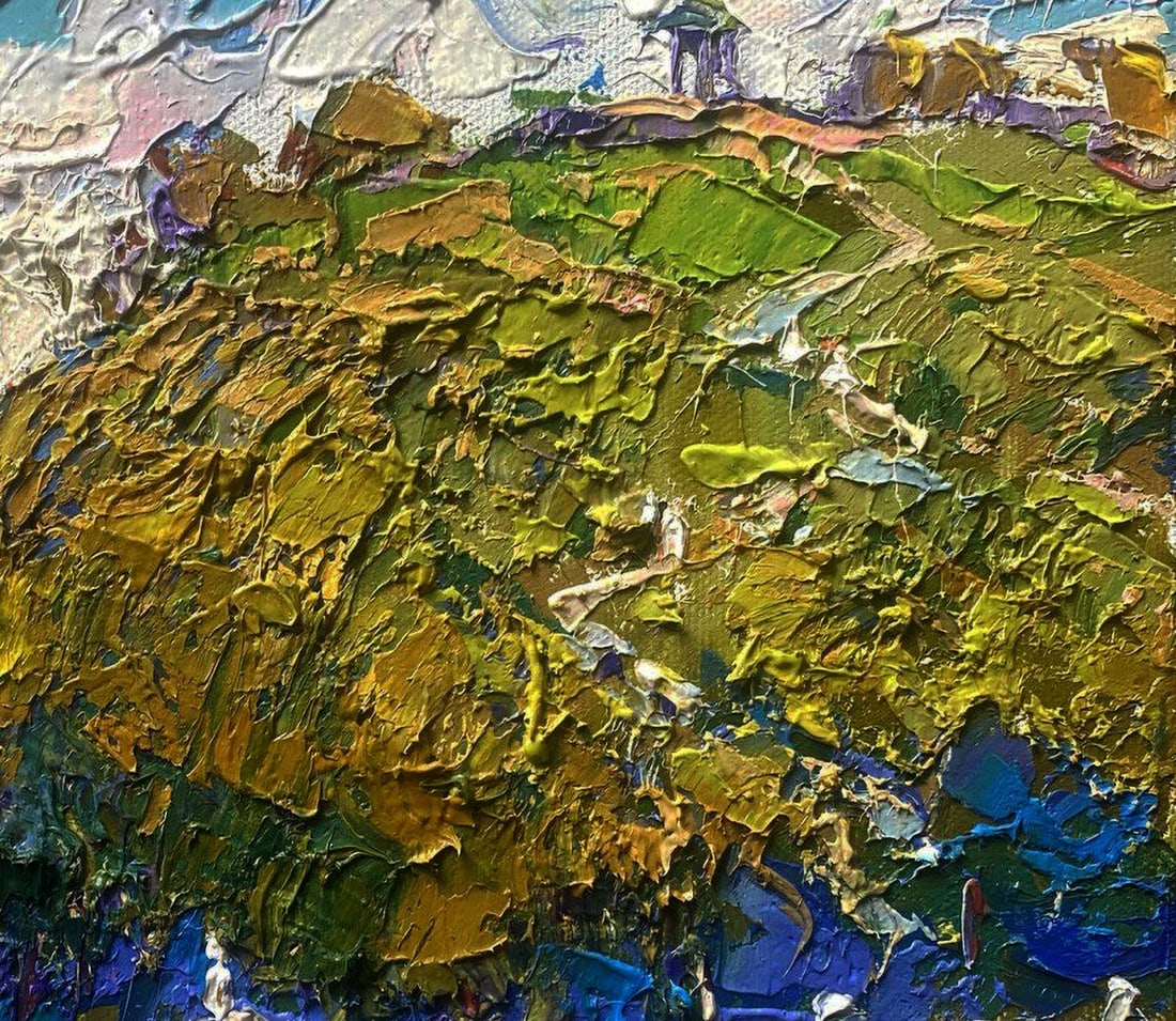 Oil painting The hillfort hides the secrets Oleksiy Ivanyuk - 5
