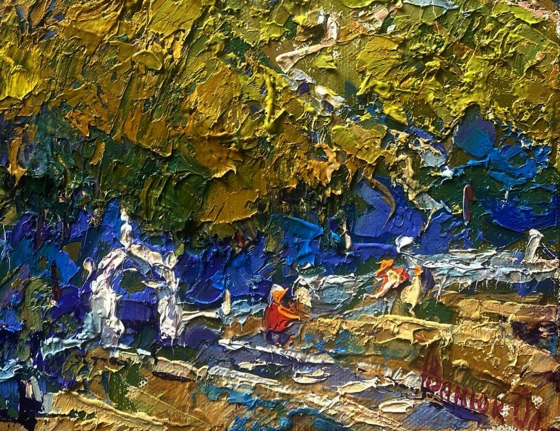 Oil painting The hillfort hides the secrets Oleksiy Ivanyuk - 6