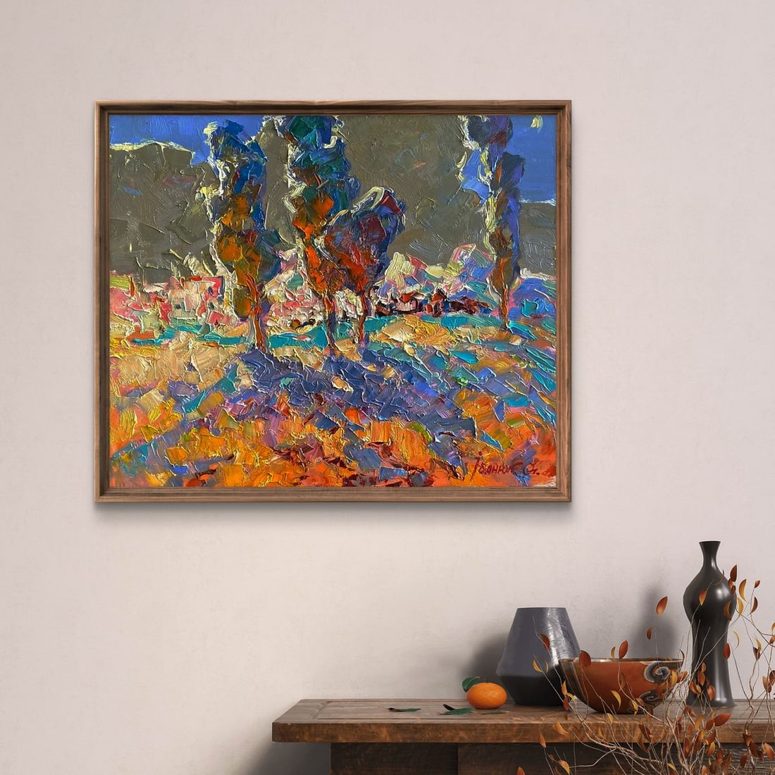 Oil painting Hot day in the village Oleksiy Ivanyuk - 3