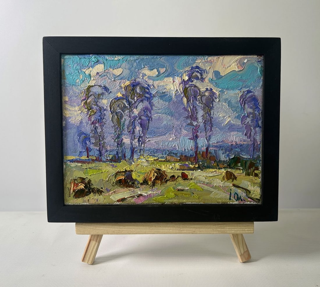Oil painting Spring coolness hugging the earth Oleksiy Ivanyuk (1 of 8)