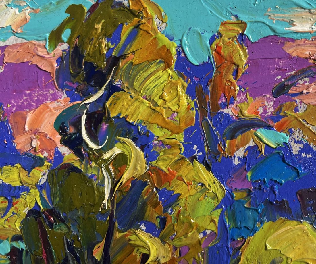 Oil painting Fresh summer morning Alex Kalenyuk - 4