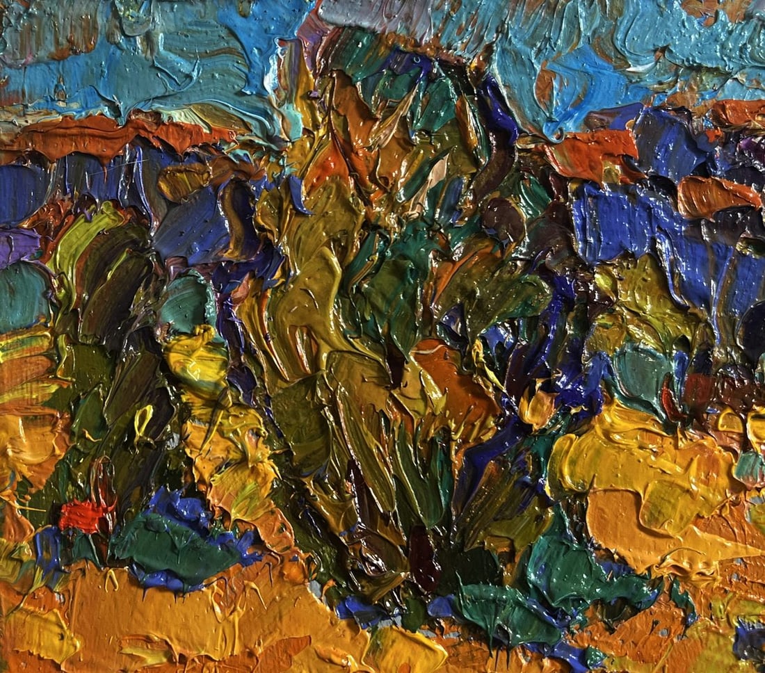 Oil painting Moonlit night Alex Kalenyuk - 6