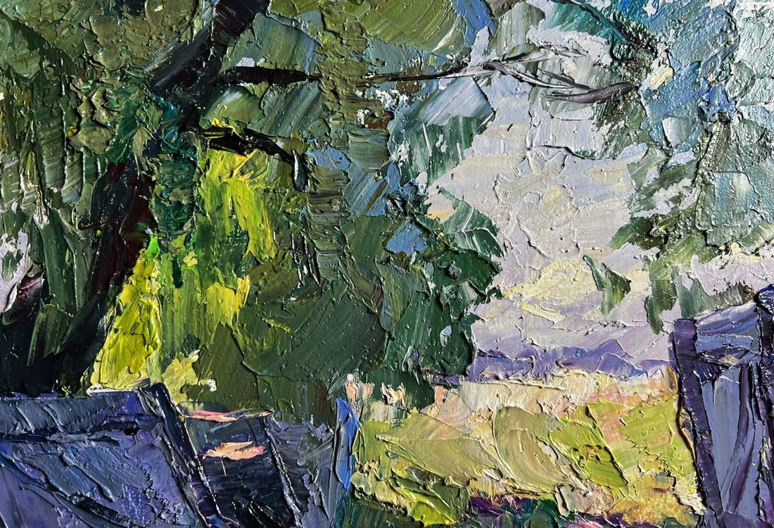 Oil painting The beginning of a summer day Boris Serdyuk - 5
