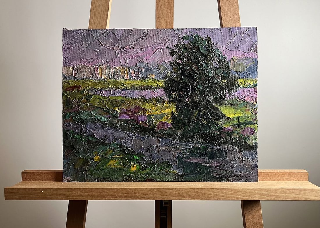 Oil painting Natural meadow Boris Serdyuk (1 of 10)