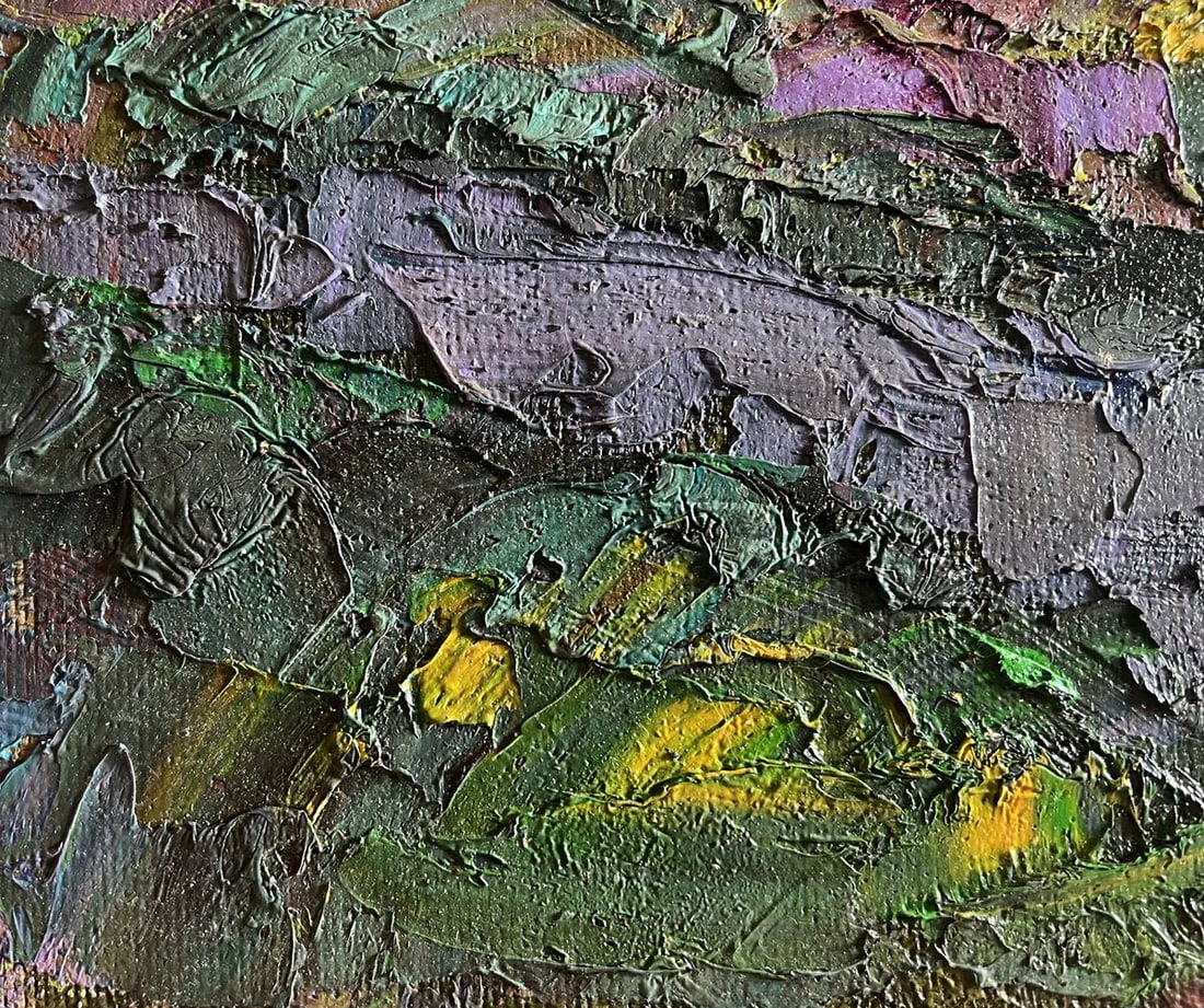 Oil painting Natural meadow Boris Serdyuk - 8