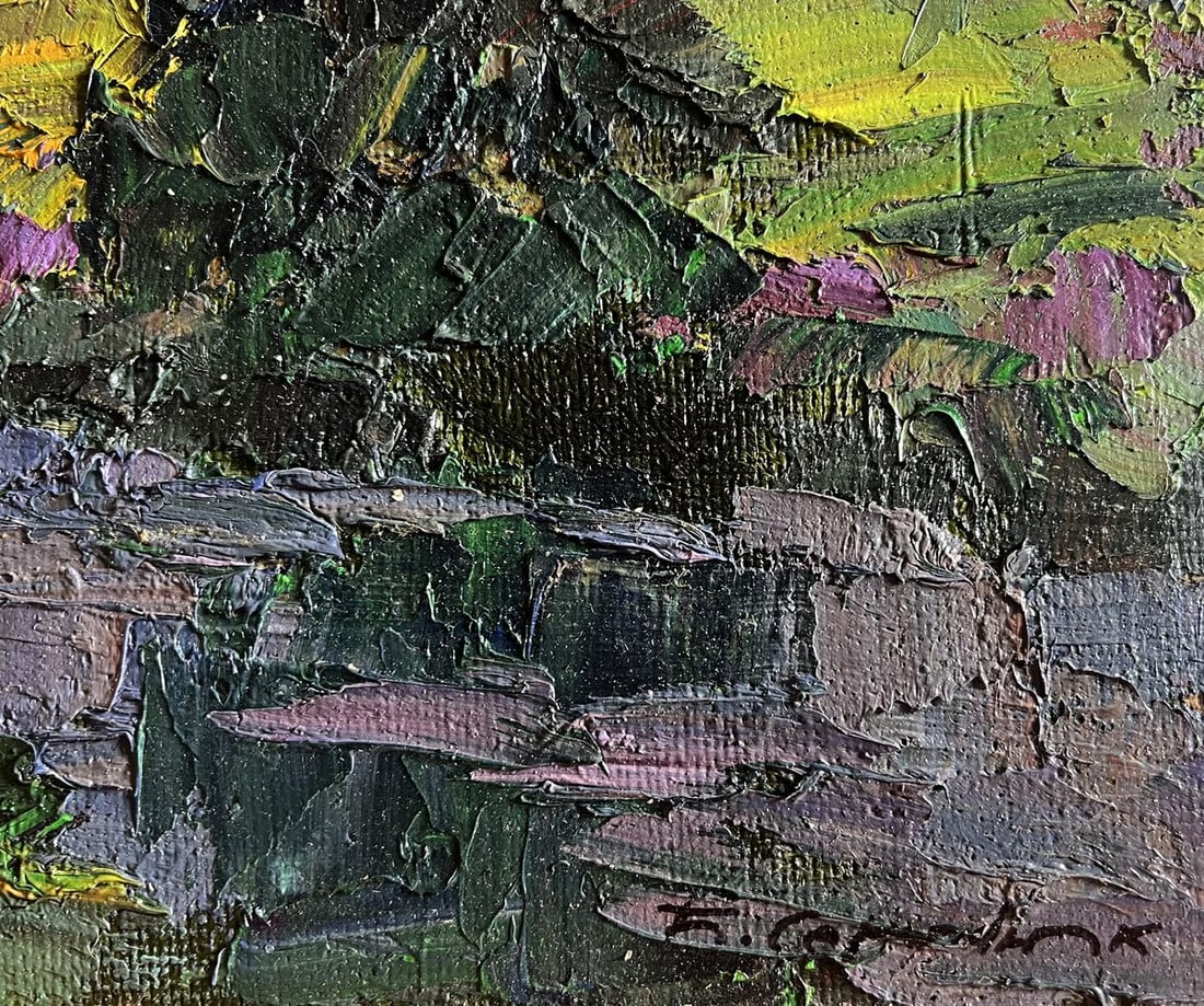 Oil painting Natural meadow Boris Serdyuk - 9