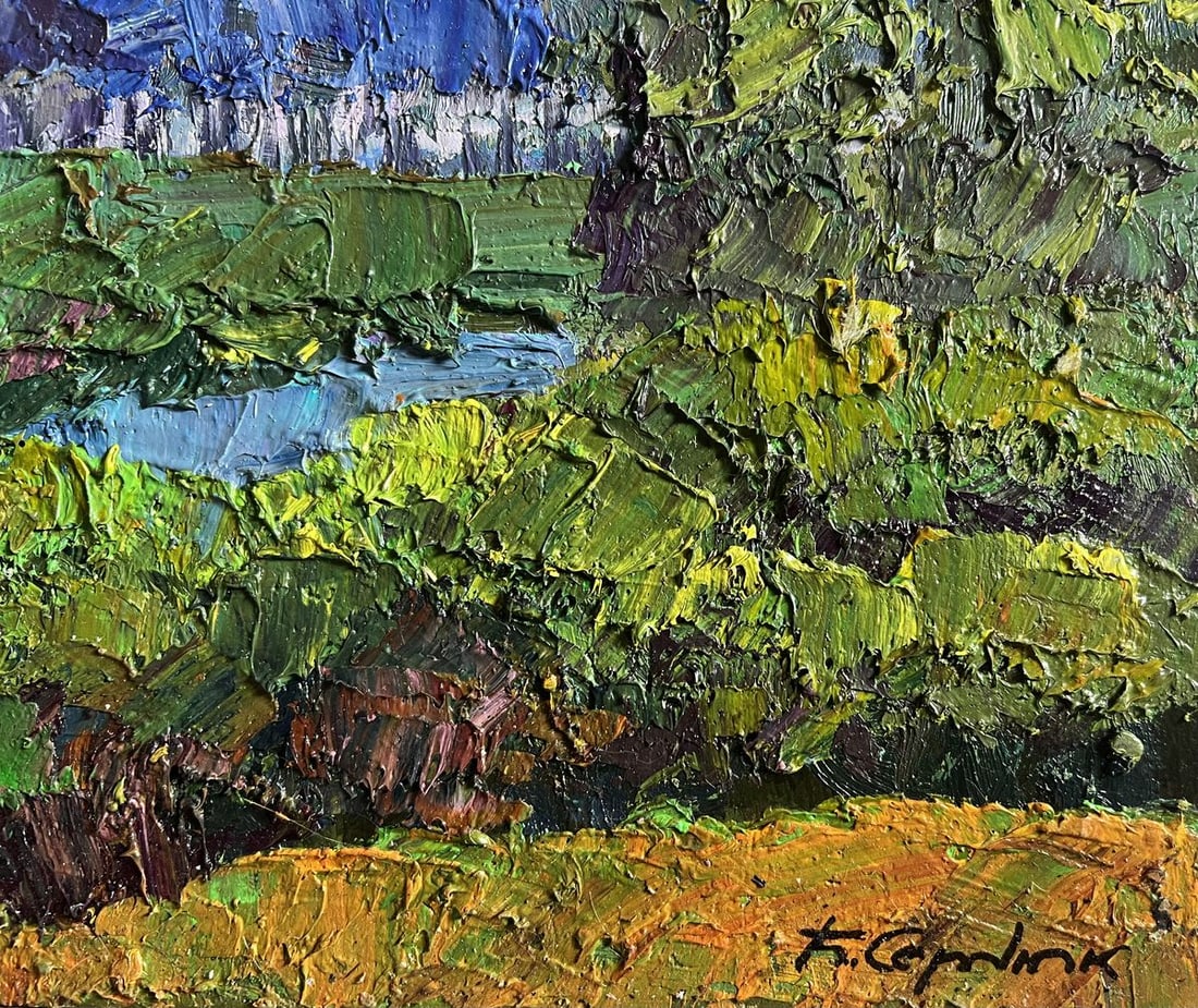 Oil painting It's getting dark Boris Serdyuk - 9