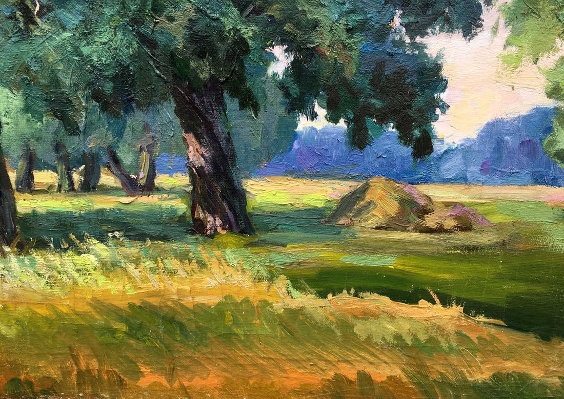Oil painting forest landscape Nepiypivo Vasily Ignatievich - 7