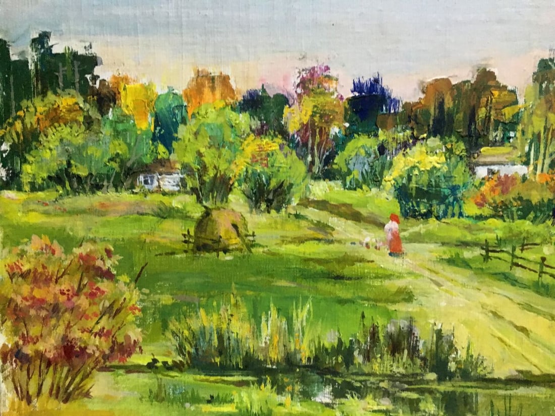 Oil painting Village Kizenko Vladimir - 2