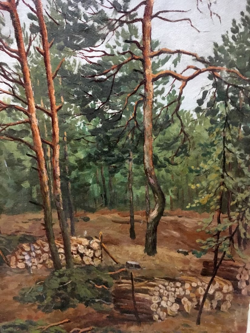 Oil painting Sawmill Alexander Georgievich Cherkass - 7