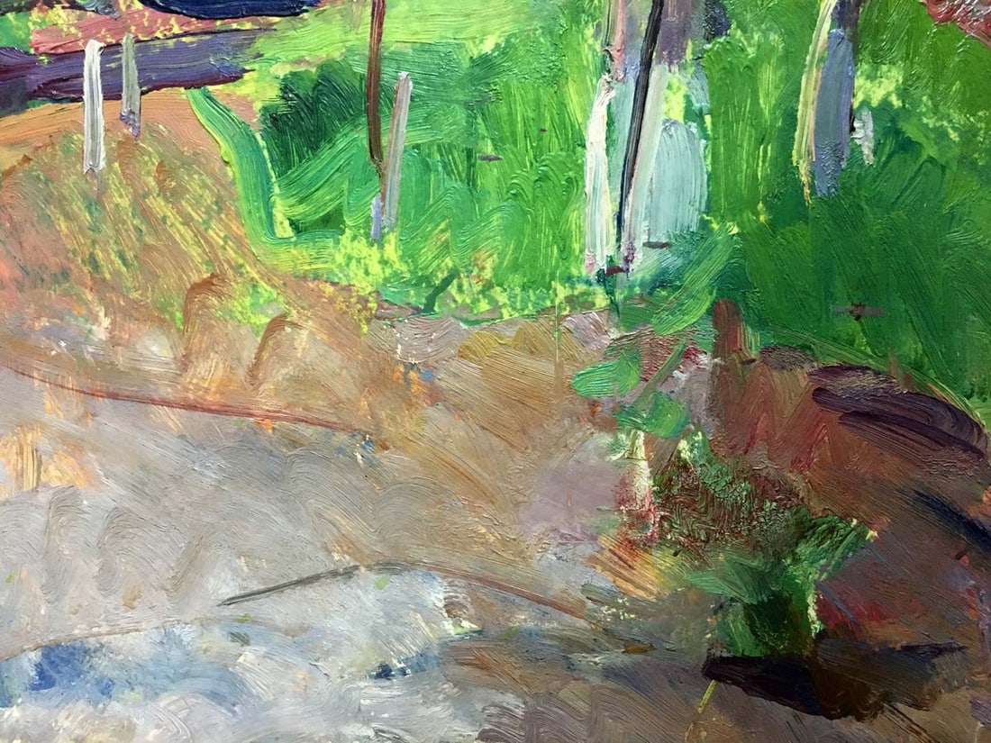 Oil painting House in the forest Naumova Tamara Sergeevna - 7