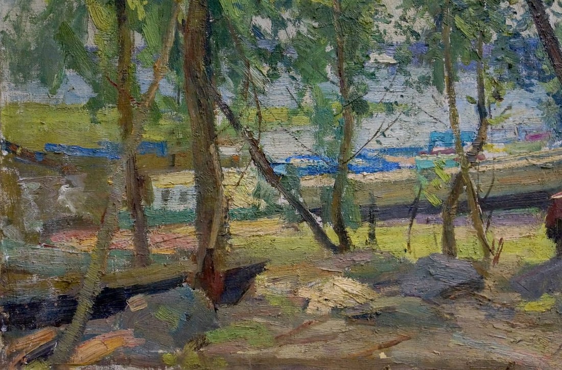 Oil painting A park Latunov Grigory Antonovich - 2