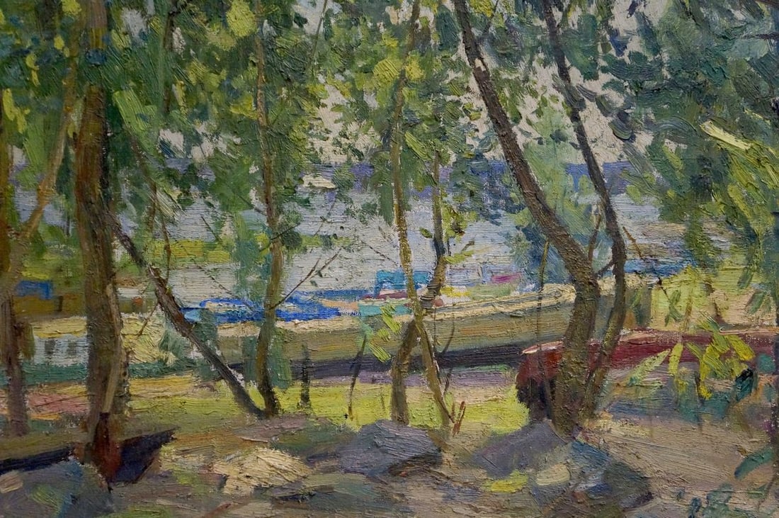 Oil painting A park Latunov Grigory Antonovich - 6