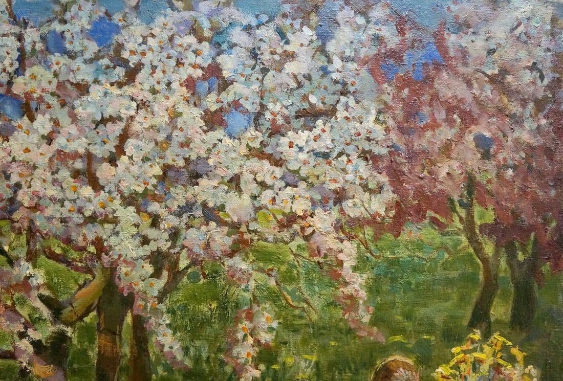 Oil painting Tree blooms Yanchak Elena Vaclavovna - 4