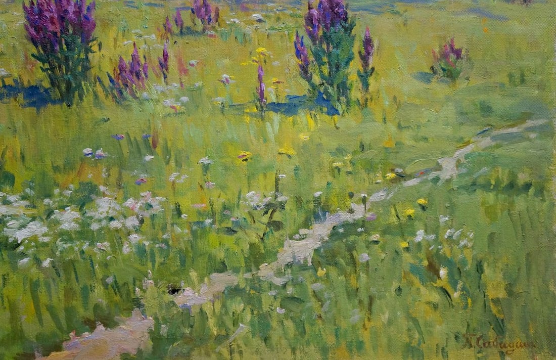 Oil painting Landscape Sabadysh Petr Evlampievich - 5