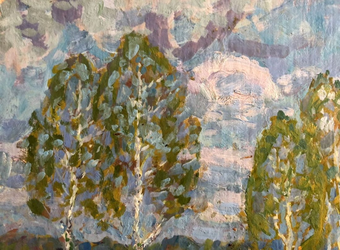 Oil painting In April Kolosovsky Georgiy Sergeevich - 2