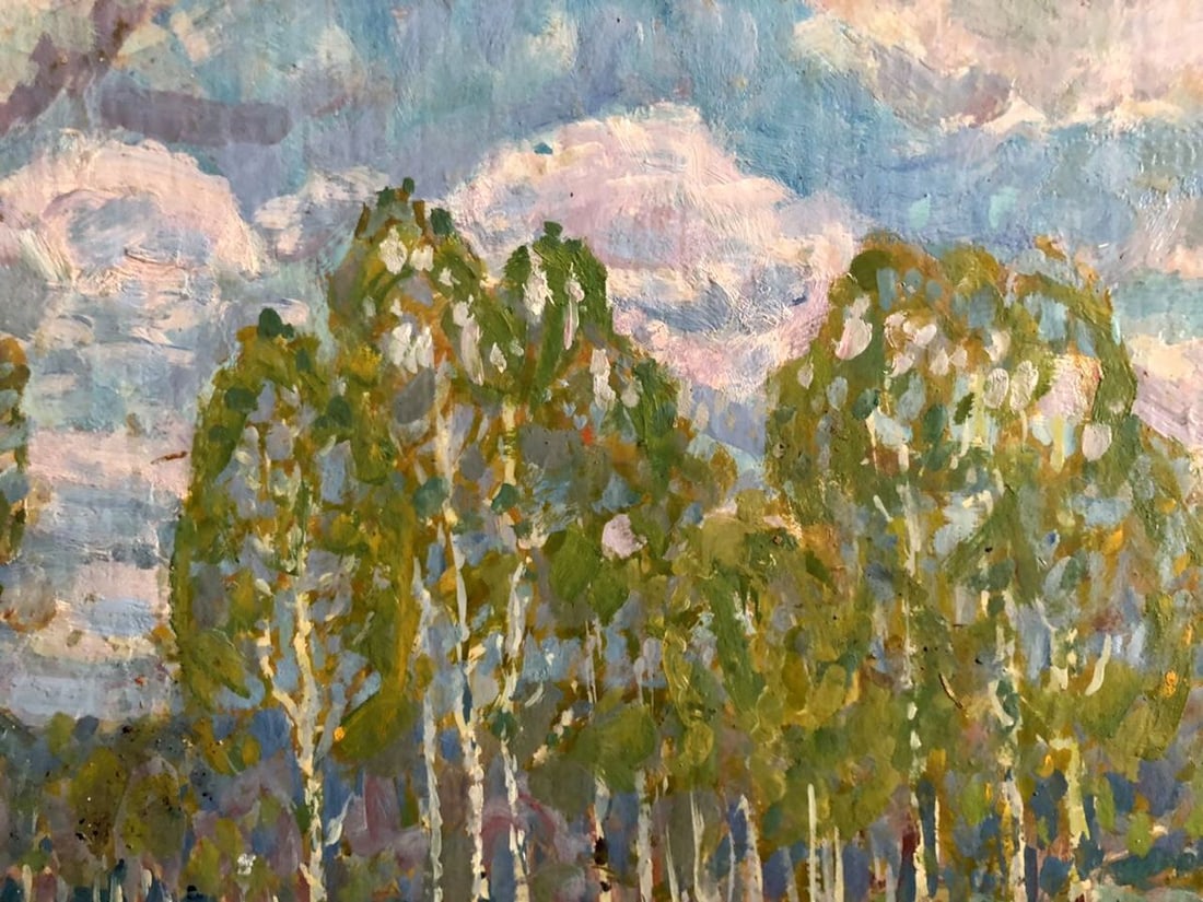 Oil painting In April Kolosovsky Georgiy Sergeevich - 3