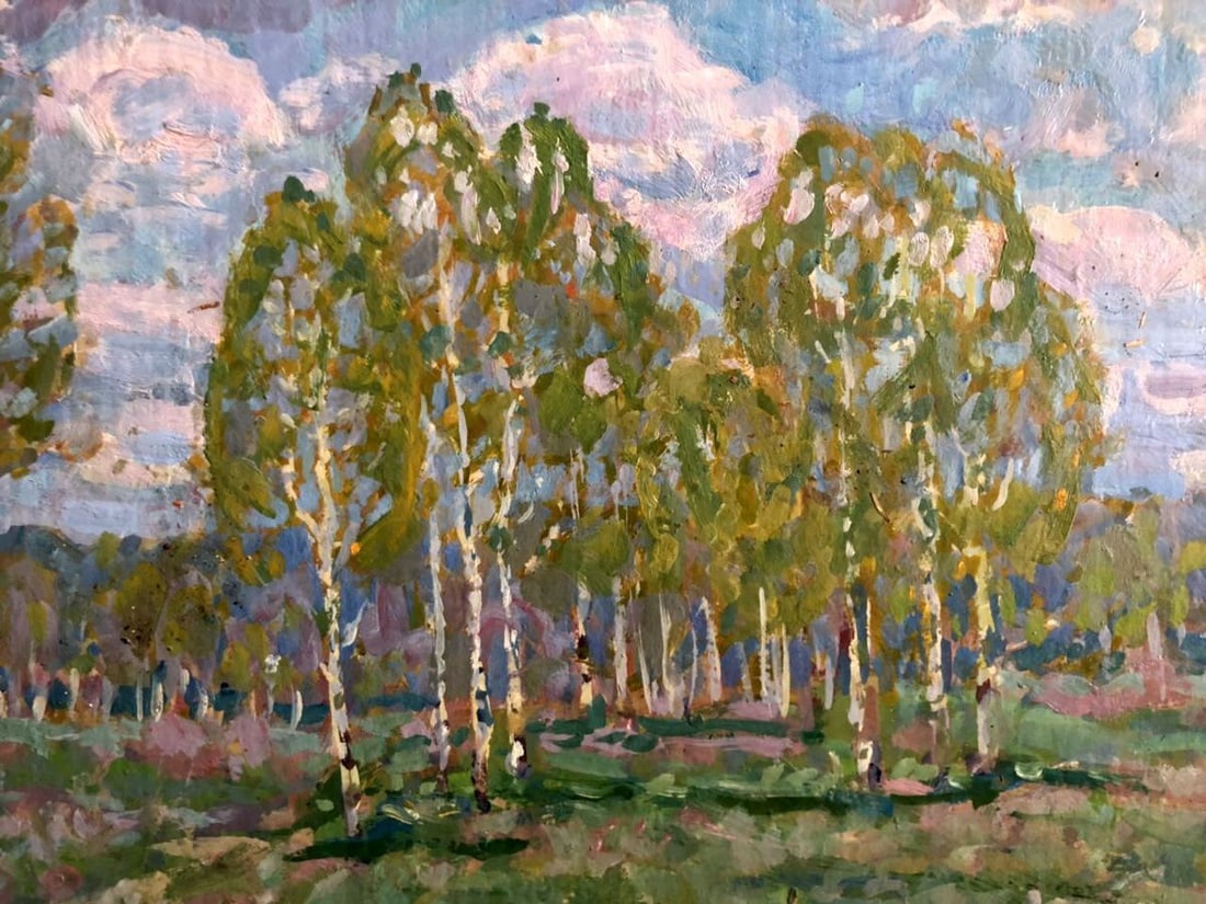 Oil painting In April Kolosovsky Georgiy Sergeevich - 4