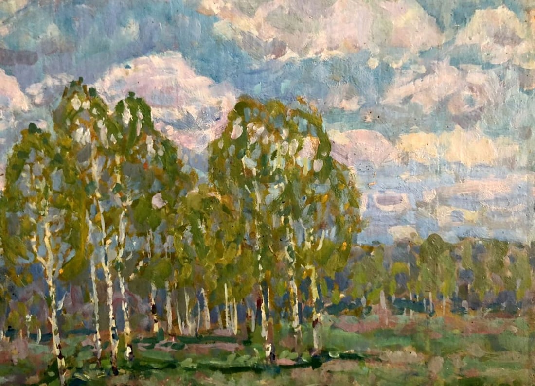 Oil painting In April Kolosovsky Georgiy Sergeevich - 7