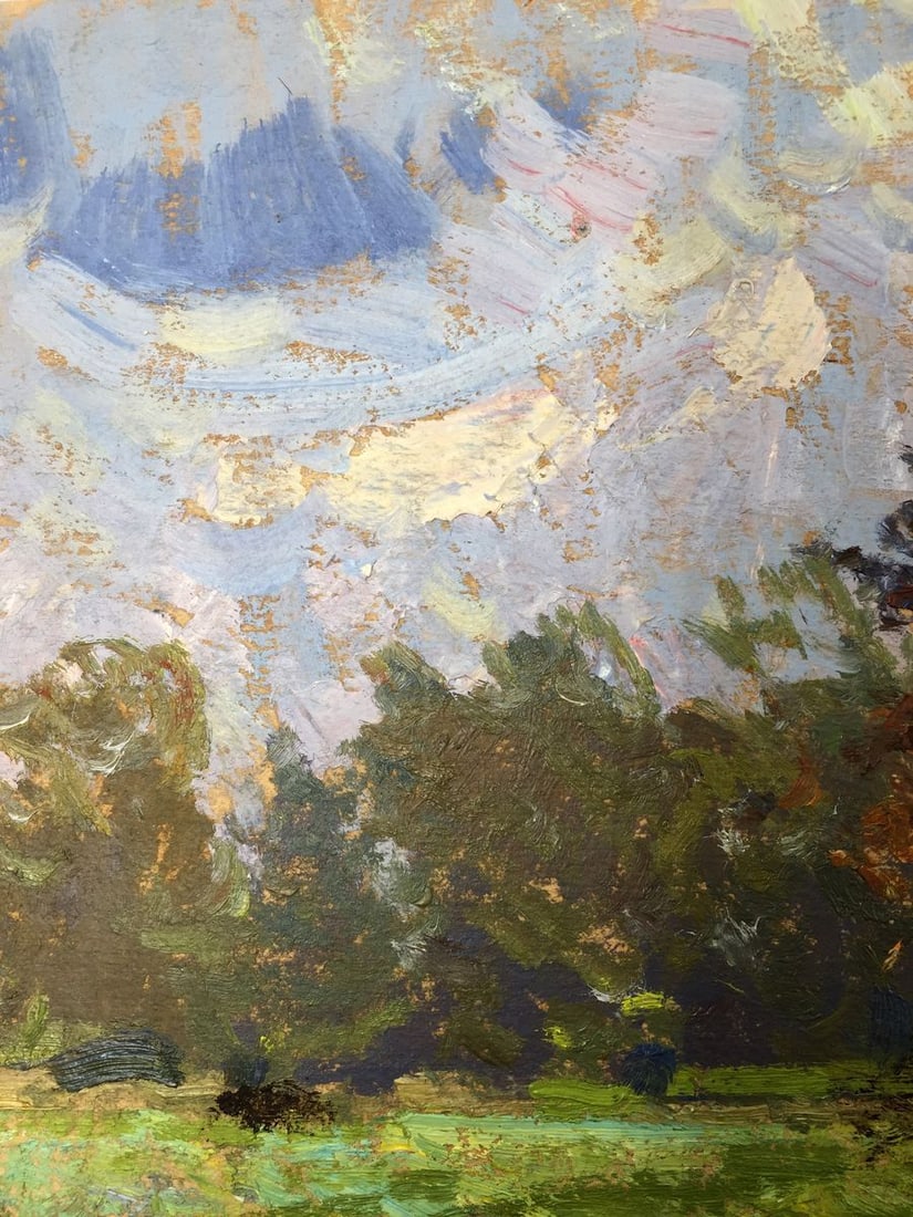 Oil painting Glade in the forest Sevast'yanov Viktor Grigor'yevich - 5