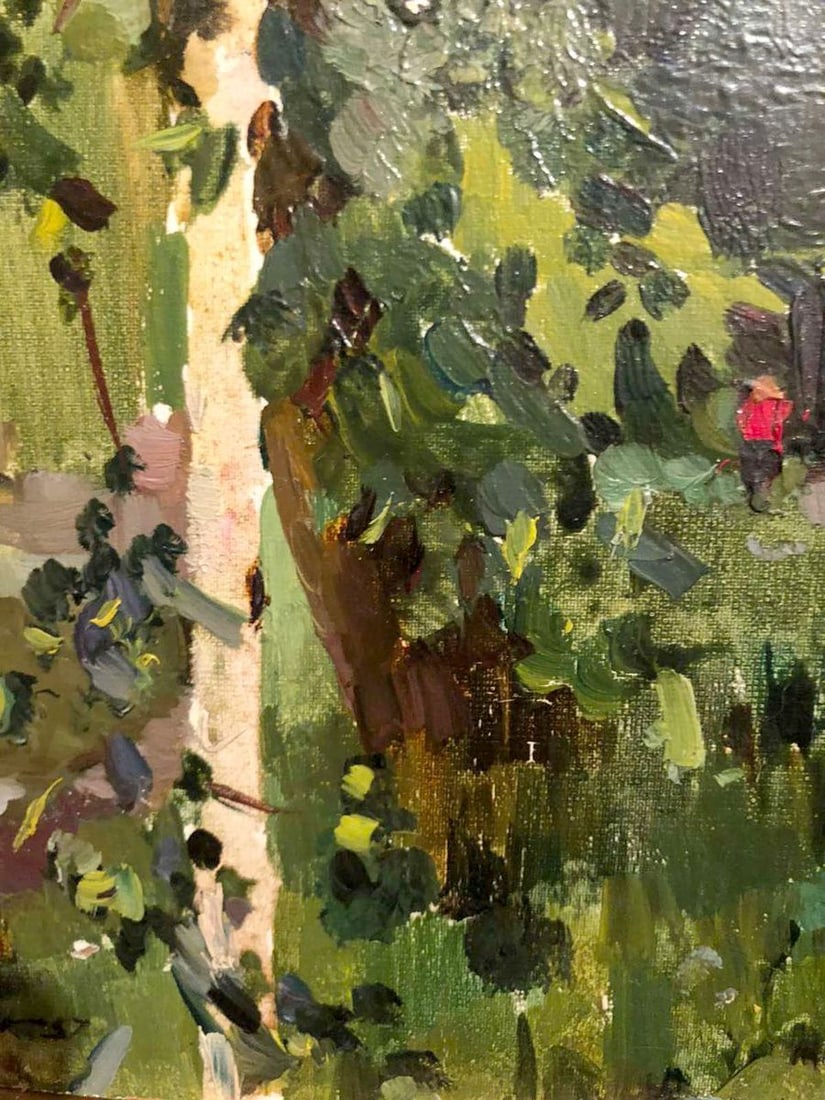 Oil painting Forest park Kolesnik Boris Afanasevich - 3
