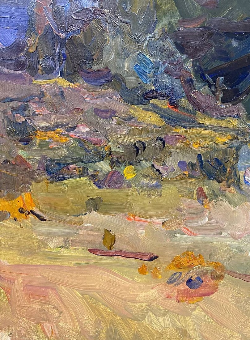 Oil painting On a hill Chernov Leonid Ivanovich - 4
