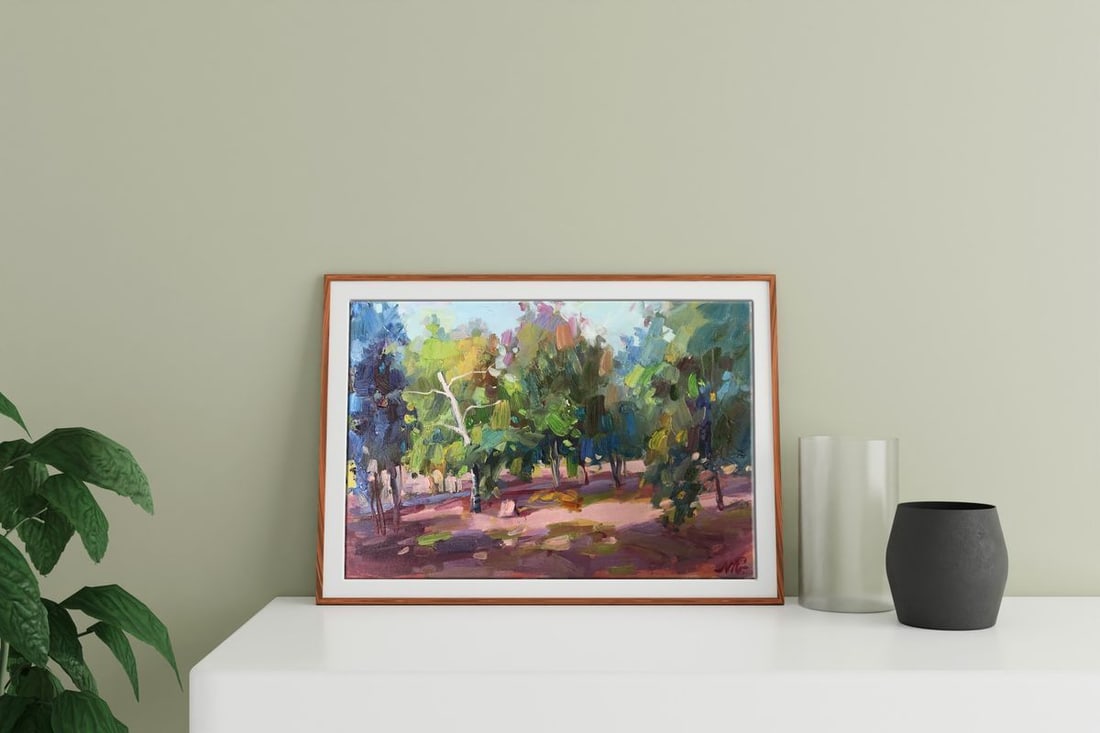 Oil painting Forest park Kuzeminsky Nikolay Borisovich - 2