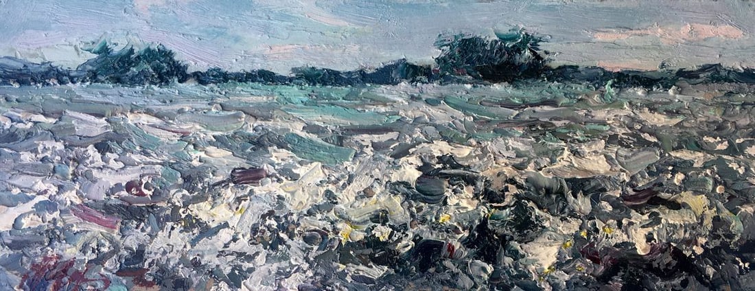 Oil painting camomile field Alexander Nikolaevich Cherednichenko (1 of 11)
