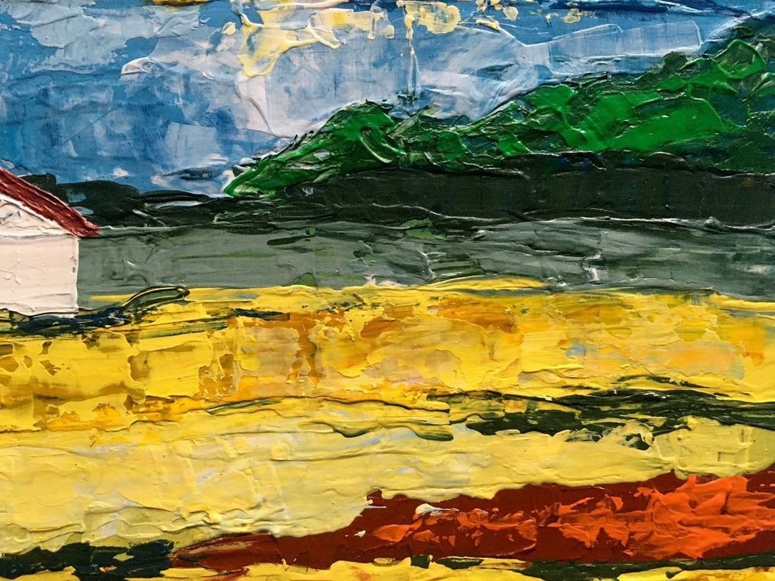 Oil painting House by the coast Zadorozhnya V. V. - 4