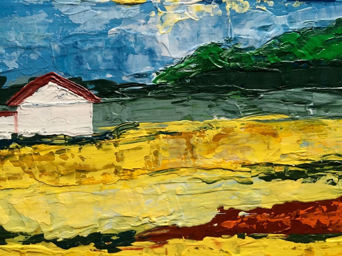 Oil painting House by the coast Zadorozhnya V. V. - 6