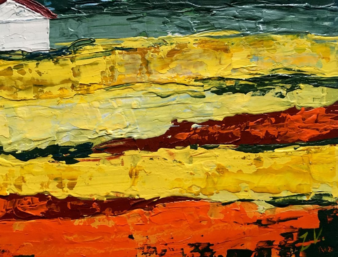 Oil painting House by the coast Zadorozhnya V. V. - 8