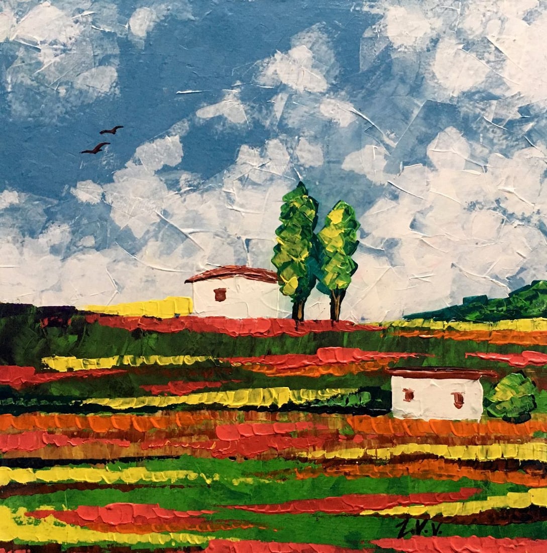 Oil painting Somewhere in the field Zadorozhnya V. V. (1 of 12)
