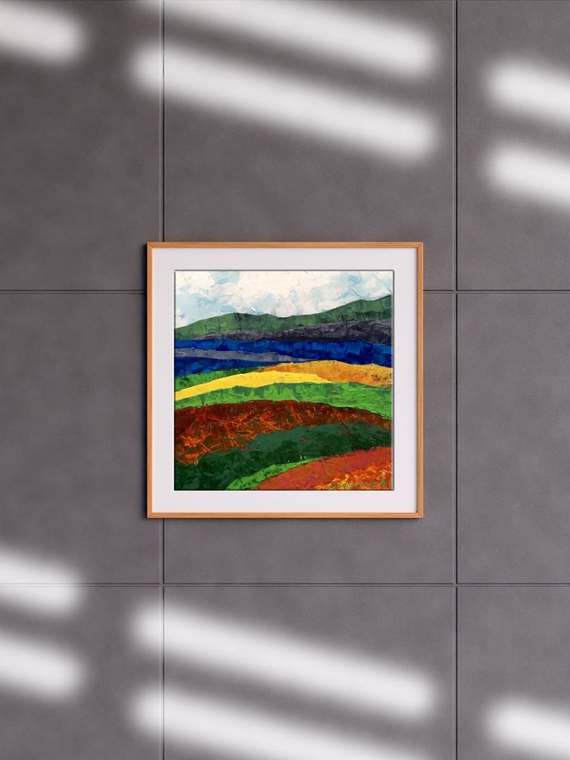 Oil painting Ukrainian field Zadorozhnya V. V. - 2