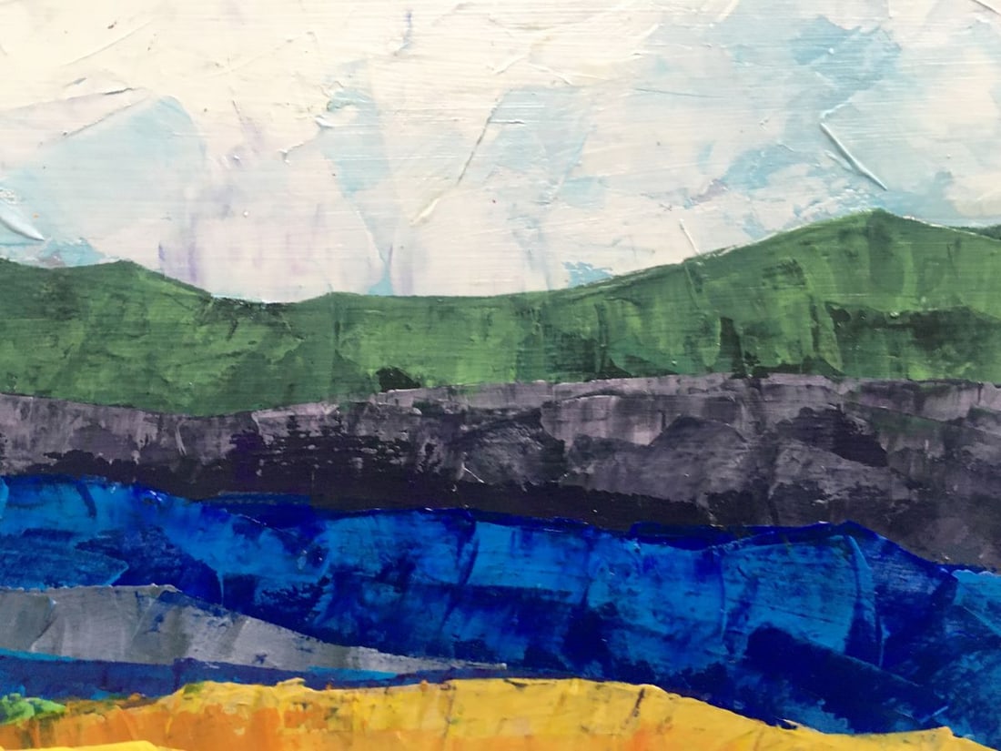 Oil painting Ukrainian field Zadorozhnya V. V. - 8