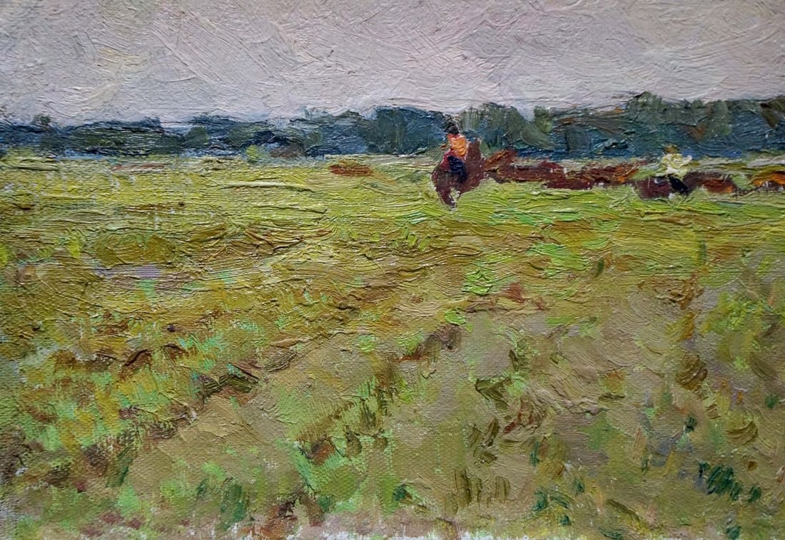 Oil painting In field Sevastyanov Viktor Grigorievich - 2