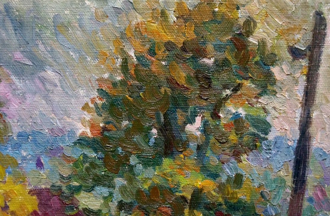 Oil painting Forest landscape Gan Nina Sergeevna - 4