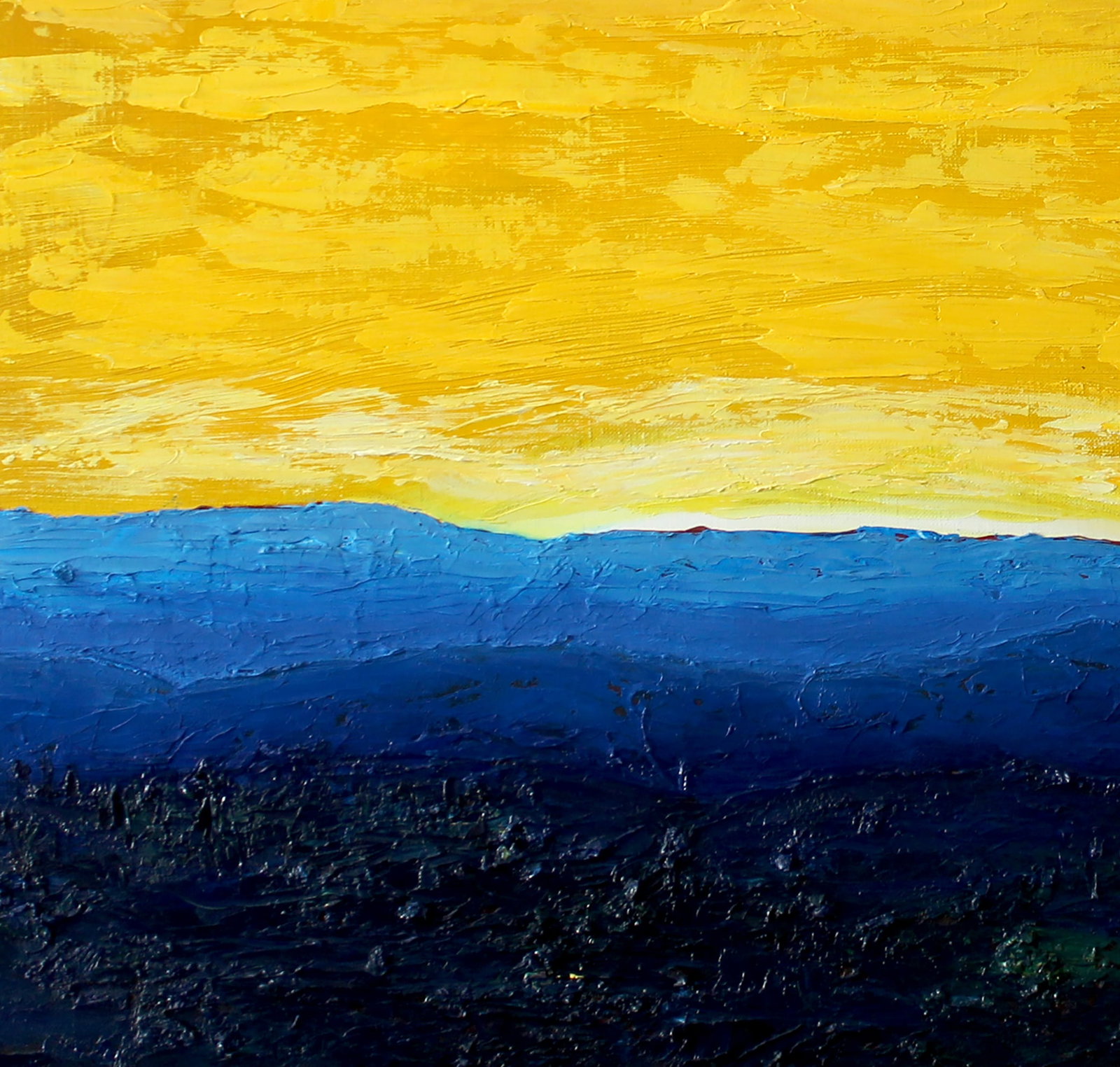 Oil painting Yellow dawn Andriy Klishyn - 4