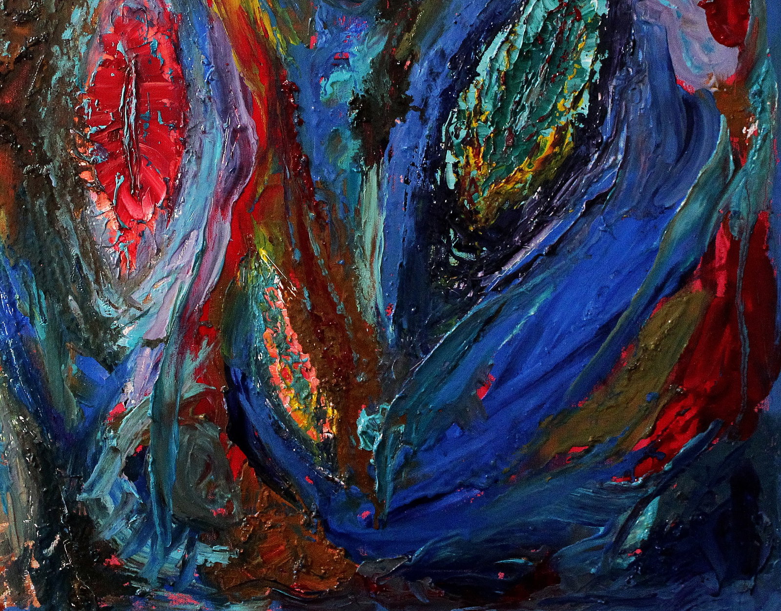 Oil painting Three girls Andriy Klishyn - 5
