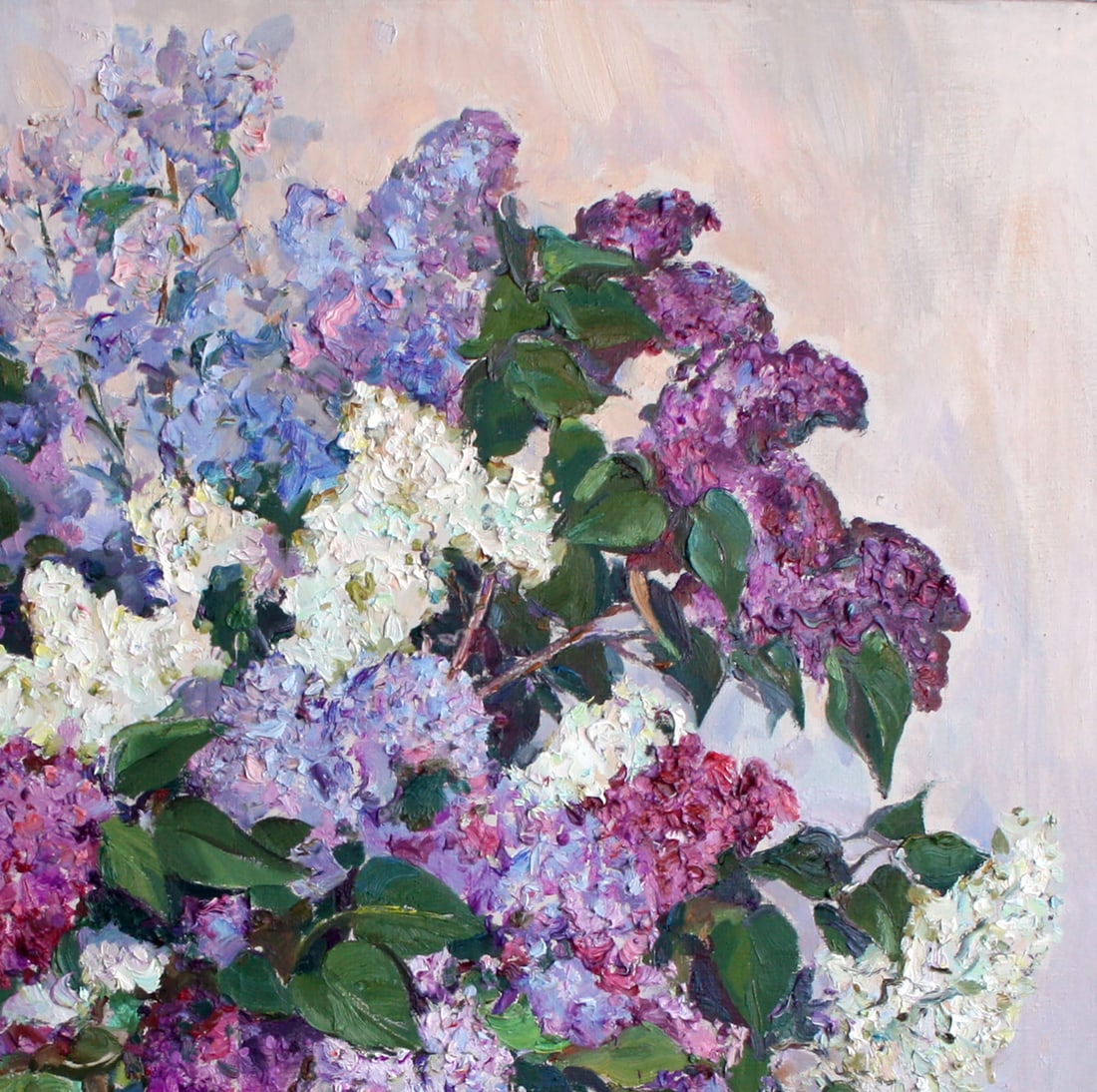 Oil painting Bouquet of lilacs Leonid Pavlenko - 3