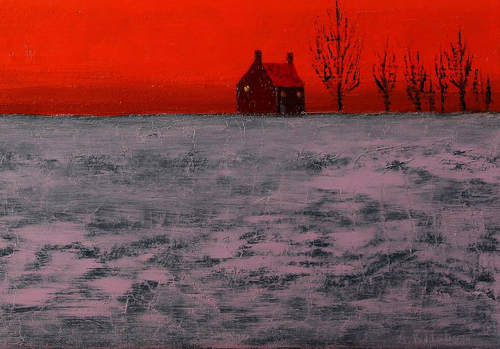 Oil painting House in the steppe Andriy Klishyn - 5
