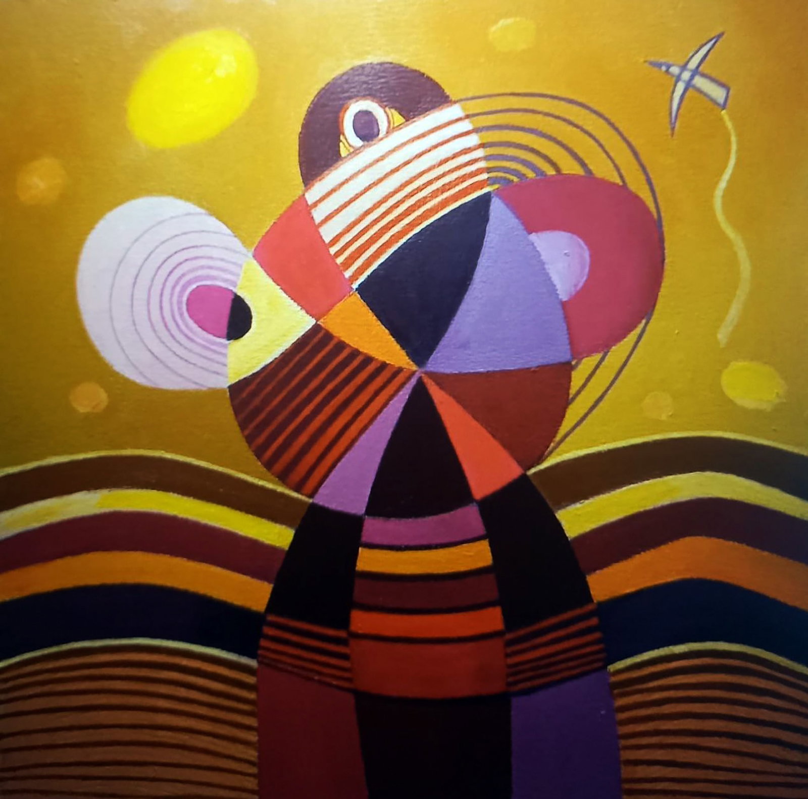 Oil painting Toy Alexander Strashevich: Title : Oil painting Toy Alexander Strashevich Description: 28STRASH Painter: Alexander Strashevich Size: 40x40 cm/15.74x15.74 inches Components: oil, cardboard Original painting CONDITION: excellent